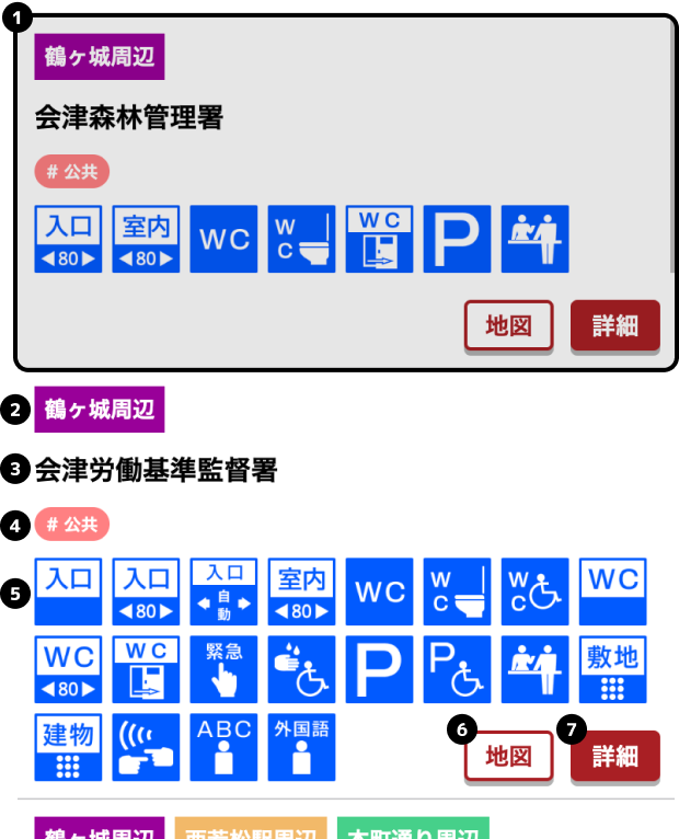 施設一覧のイメージ