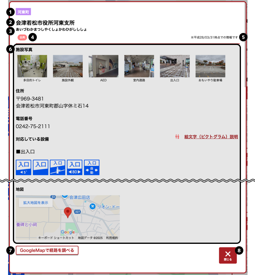 施設詳細のイメージ